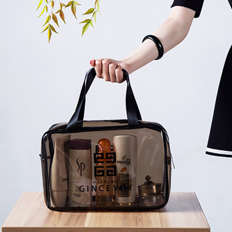 Travel Wash Toiletry Bag Makeup Bag Portable Toiletries Collection Bag for men and women transparent waterproof fitness swimming bath Baths