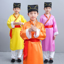 Childrens Hanfu Guoxue Book Childrens Costume Primary and Secondary School Eight Dance Sacrifice Ceremony Costume Ancient Pot Performance Ancient Costume