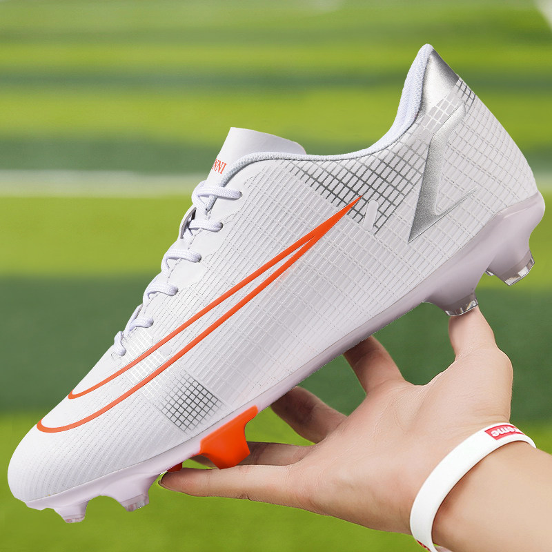 C Luo Assassin Same Soccer Shoes Boy and Women Student Adult AG Short Crush TF Nail Play Training Low Help Shoes