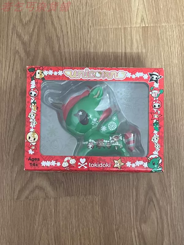 [044] Распроданный эксклюзивный Tokidoki единорогоподобное существо 5-дюймовая рождественская демонстрационная инспекция получена