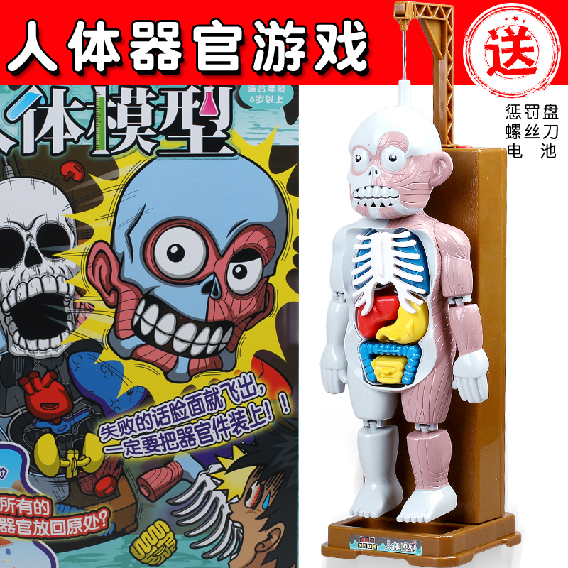 Tiktok-Style Magic Human Body Model Toy for Kids, Funny Prank for Adults, Creative Skeleton Assembly, Stress-Relief Organs Tiktok-Style Magic Human Body Model Toy for Kids, Funny Prank for Adults, Creative Skeleton Assembly, Stress-Relief Organs