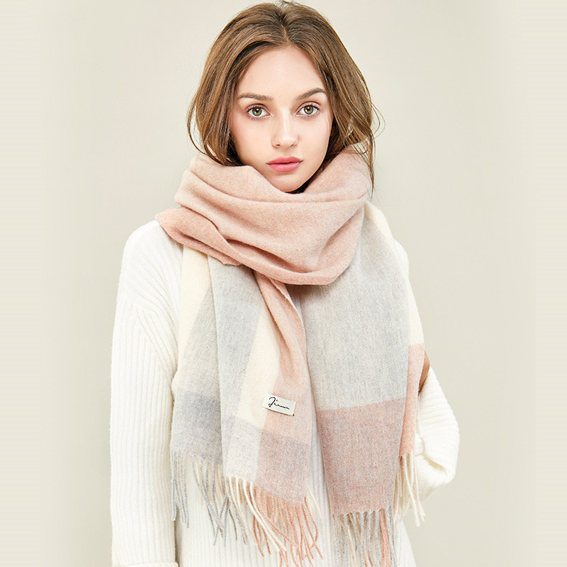 Candy Keen scarf female 2022 winter new wool fashion temperament birthday gift for girlfriend