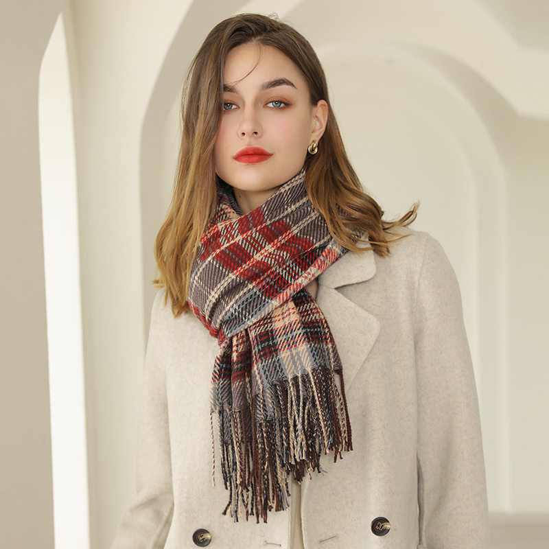 Candy Keen scarf female 2022 winter new fashion temperament thickened scarf gift for girlfriend