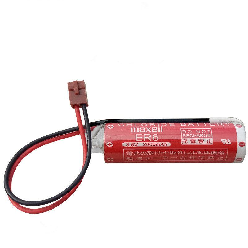 Japan maxell Maxell ER6 3 6V Panasonic robot with lithium battery OTC welding robot-Taobao