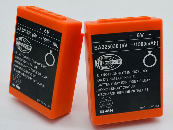 German HBC Battery BA225030 6V-1500mAh three-one-in-one-out-of-the-pump remote control battery
