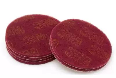 Industrial scrub piece 100MM125MM flocking disc polishing cloth vegetable melon cloth machine rust removal cleaning cloth