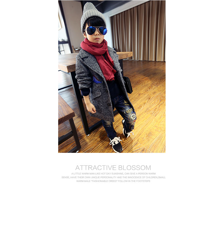 Manteau pour garcon en de laine - Ref 2161199 Image 5