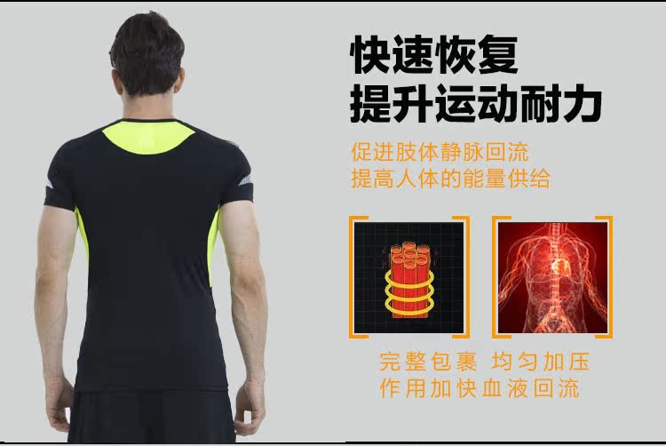 Quần bó sát ngắn tay mùa hè nhanh khô quần áo thể thao thoáng khí phù hợp với nam năm quần thường quần thể thao nam quần short - Thể thao sau bộ thể thao nike