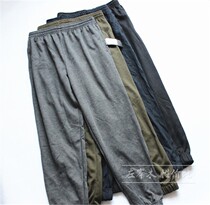 Daily single mens spring and autumn knitted sweatpants casual loose closing pants trousers trousers