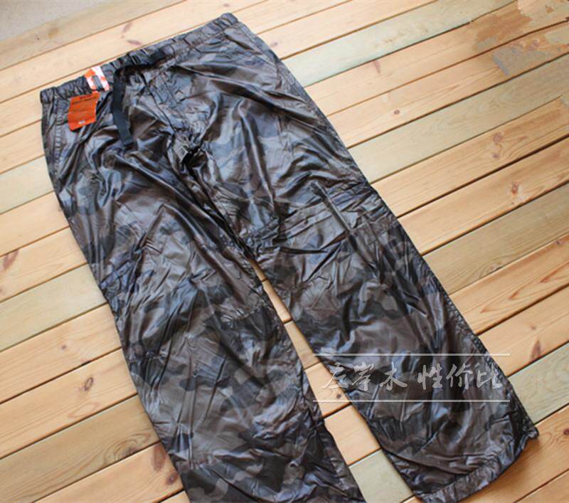 Foreign trade men's camouflated glint with velvety pant trousers waterproof windproof large size for casual plus suede warm pants