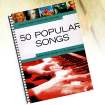 Simple pop classical movie piano music selection 50 collection piano scores