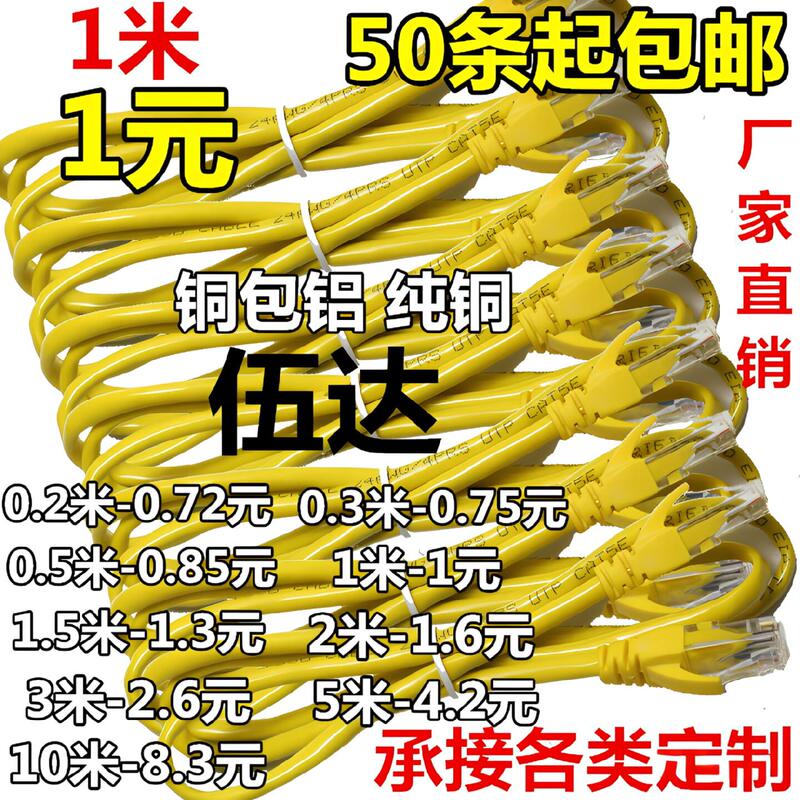 0.4m 3m Short Finished Network Cable, Cat5E Network Patch Cable, 1.1m M, Cat6 Gigabit Optical Modem Original Accessory