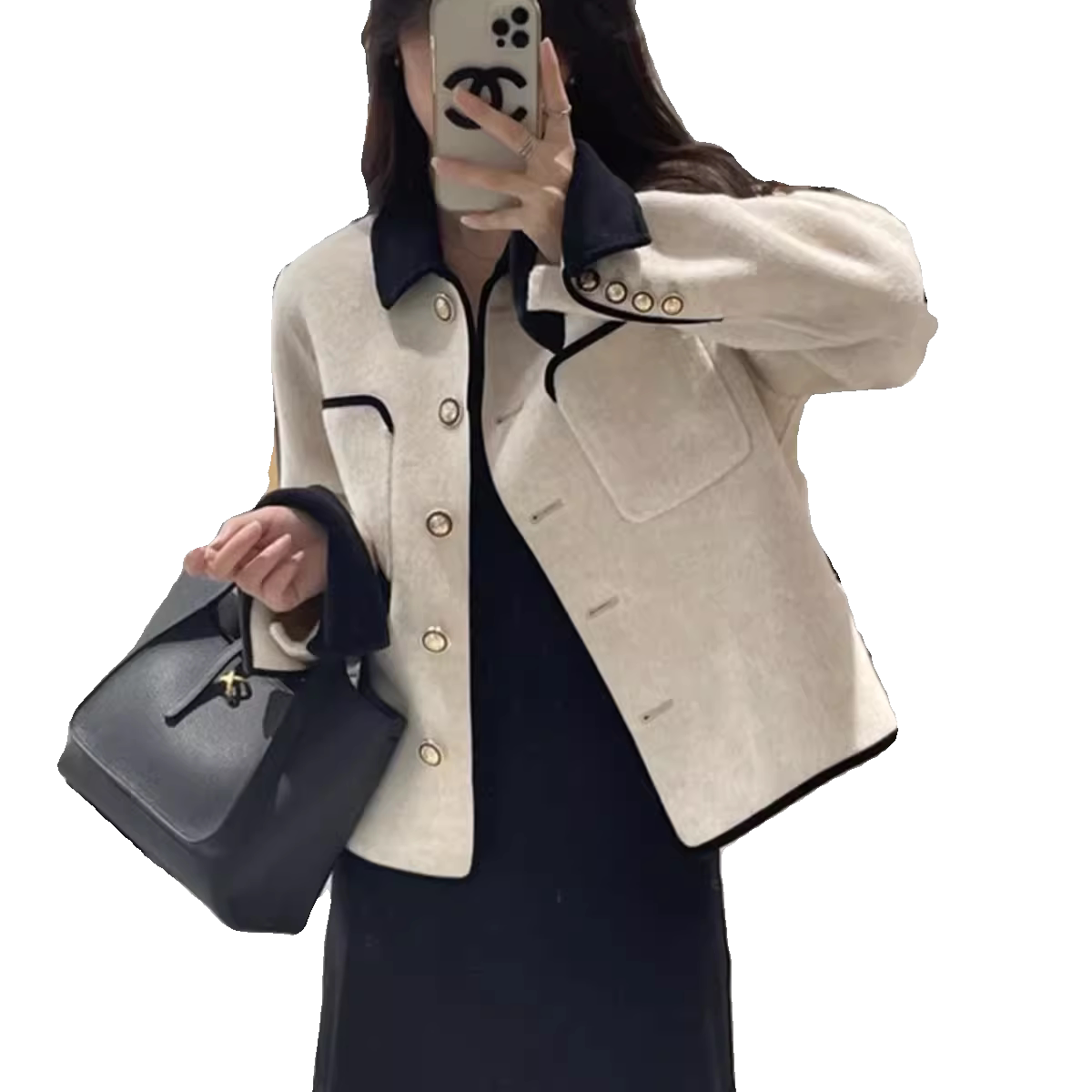 DGVV双面羊绒大衣：小香风法式短款，秋冬必备宝藏单品( ´ `) ノ♪_背心吊带_淘宝服装网