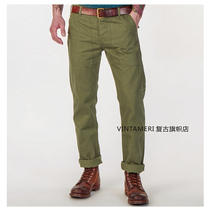 VINTAMERI VIETNAM OG-107 TROUSERS SLIM STRAIGHT RETRO FASHION CASUAL PANTS OVERALLS WILD 13OZ