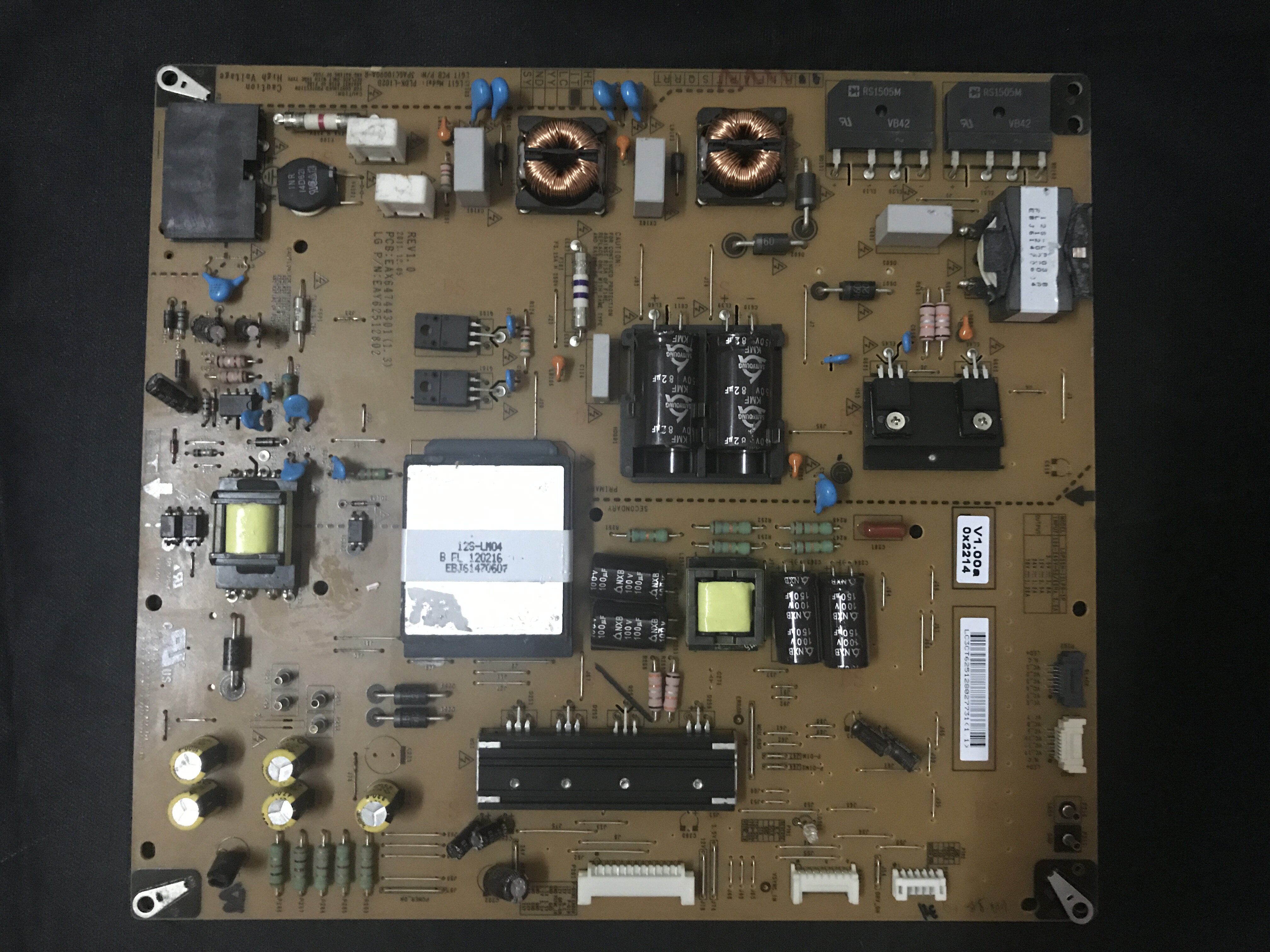 Applicable LG55LM8600 55LM7600 power supply board LGP55H-12LPB-3P EAX64744301