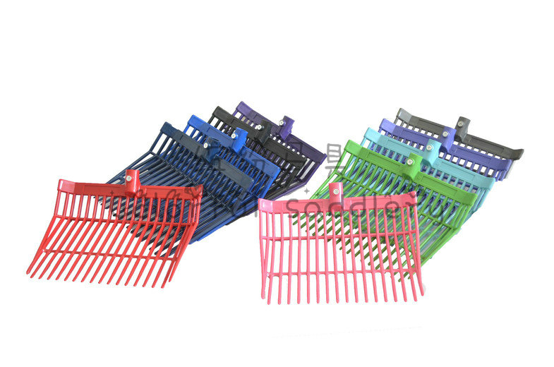 Horse fork (5 equipped) horse fork sleeve Horse room with fork garden plastic fork toy