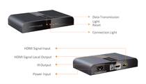 Lang Qiang LCN6380 HDbitT HDMI power extension transmitter computer and projector wireless connector