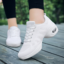 2020 Square Dance Shoes New Fall Web Face White Dance Shoes Women Adults Square Dance Dancing Girls Shoes Softbottom