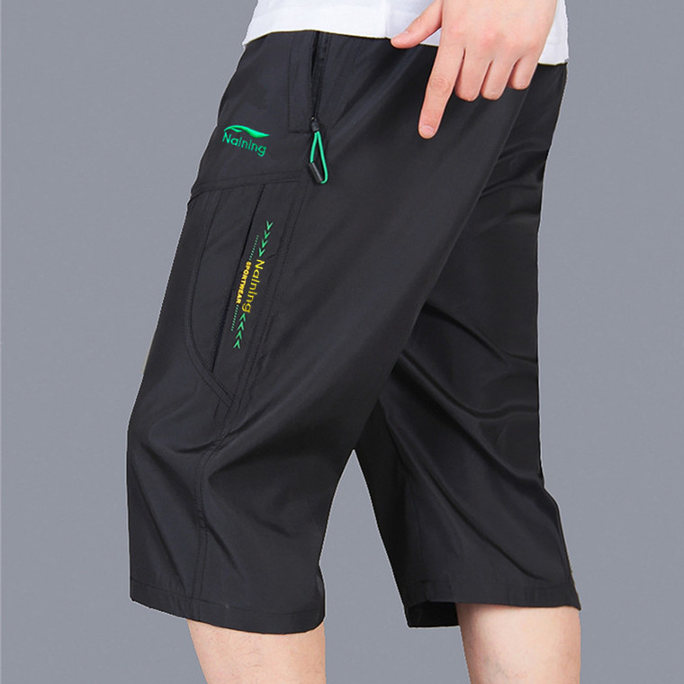 Mùa hè phần mỏng thể thao quần của nam giới duy nhất hai lớp nhanh khô quần short thở thanh niên quần mỏng ống túm quần năm quần quần bơi nam adidas