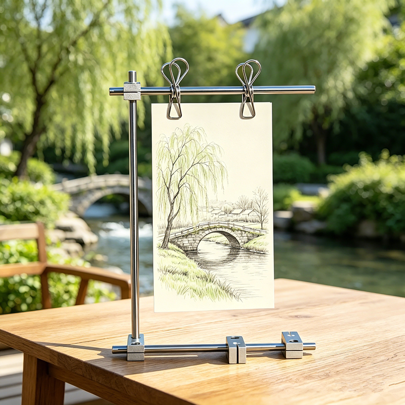 Desktop Photo Display Stand, Card Holder, List Notepad Holder, Optical Axis Computer Desk Ornament, Coffee Shop Menu Stand Desktop Photo Display Stand, Card Holder, List Notepad Holder, Optical Axis Computer Desk Ornament, Coffee Shop Menu Stand