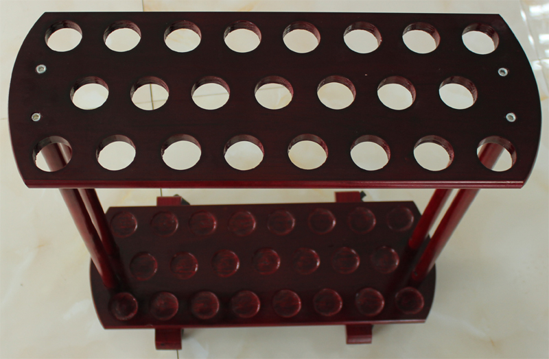 23 lỗ mía mía hiển thị đứng ô hiển thị stand billiards billiards cực trekking cực hiển thị đứng gỗ gậy ba chân