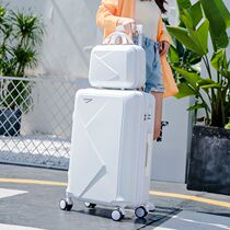 The suitcase is sturdy and durable and the size of the 24-inch 20 travel box zipper girl trolley case is large