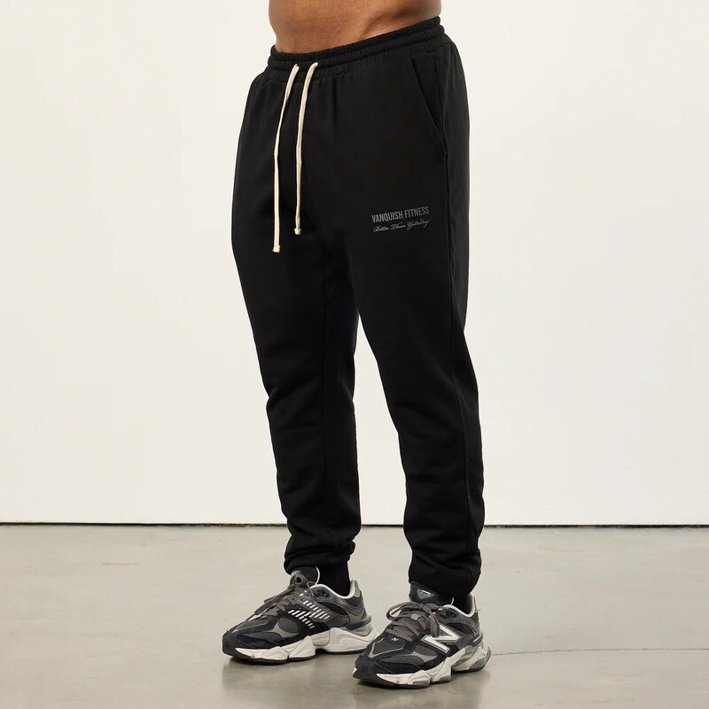 British Vanquish Fitness Pants, American Style Men's Sports and Fitness Loose Elastic Cotton Jogger Pants British Vanquish Fitness Pants, American Style Men's Sports and Fitness Loose Elastic Cotton Jogger Pants