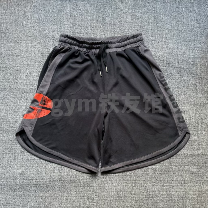 Gasp Mesh Shorts Peerless Red Flame Men's Breathable Quick-Drying Ultra-Loose American Sports Fitness Large Size Shorts