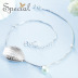 Đặc biệt Châu Âu và Châu Mỹ S925 bạc đại dương chân vòng chân nữ điều chỉnh thời trang vòng chân chọn bên bờ biển lắc chân vàng pnj Vòng chân