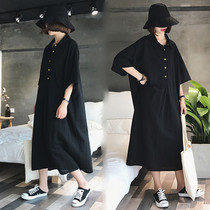 Maternity dress summer dress fashion tide mother thin long summer loose T-shirt skirt