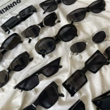 Серьги из жемчуга, трендовые очки на солнечной энергии подходит для мужчин и женщин, кошачий глаз, изысканный стиль