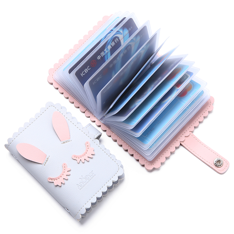 Small exquisite high-grade small incense card bag women's 2020 new simple ultra-thin cute ulzzang short card bag