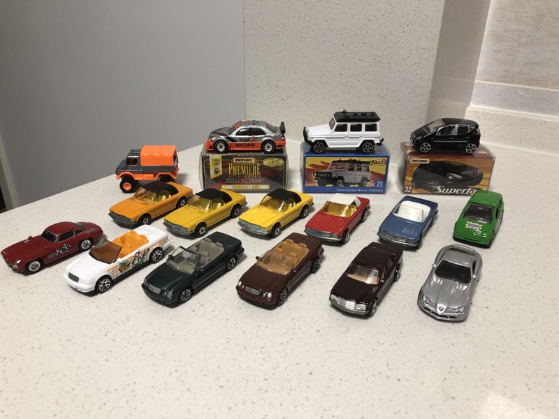 Hot Wheels & Matchbox Mercedes-Benz Car Collection 13 Hot Wheels & Matchbox Mercedes-Benz Car Collection 13
