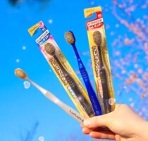 Refresh the horizon Japan imported ebisu Huibaishi soft hair 48-hole toothbrush wide toothbrush adult household spot