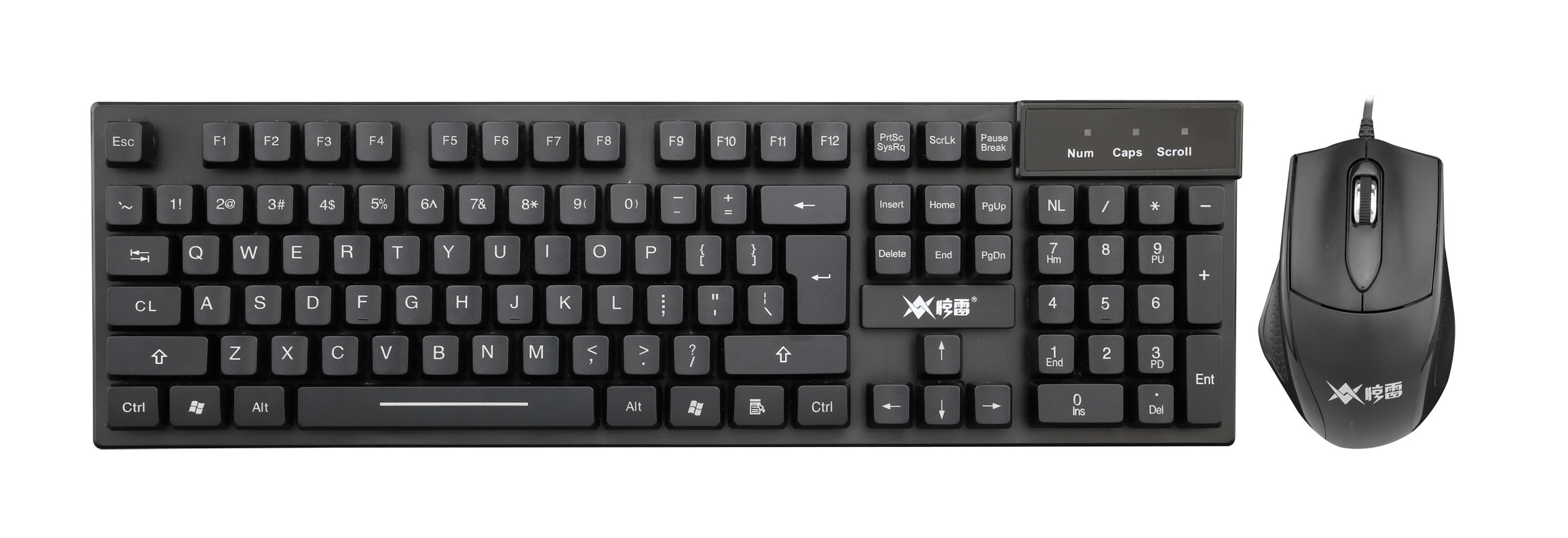 Thunder kM6000 photoelectric set notebook desktop all-in-one universal key mouse office USB wired set