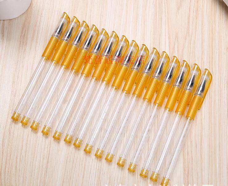(With Happy Knot) Transcript of pen gold pen shell gold chalk empty rod pen cap
