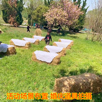 Haystacks square decorative farmhouse haystacks photography props straw paddy bales round paddy stacks dry straw piles