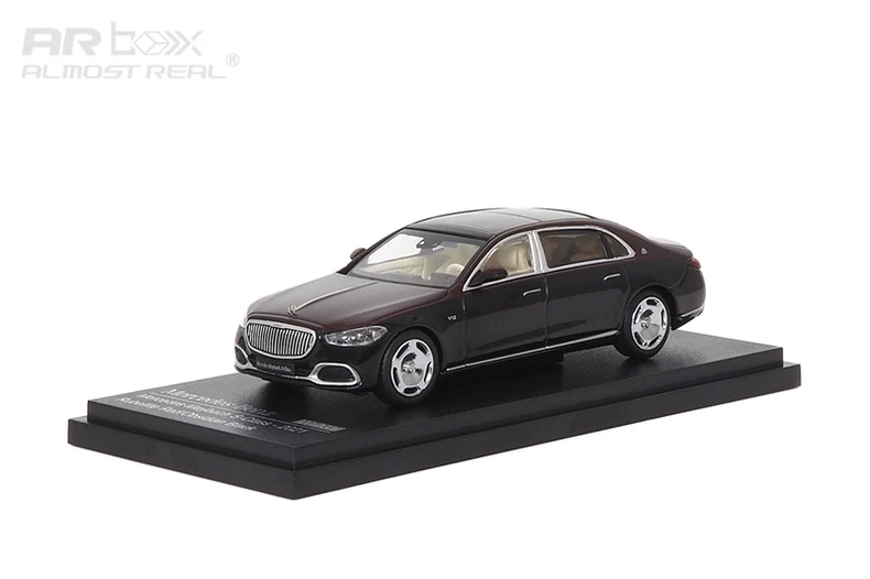 Почти Реал 1:64 Mibach S680 Думб Черный Серебристый Серый Сплав Модель Индивидуальное Издание AR