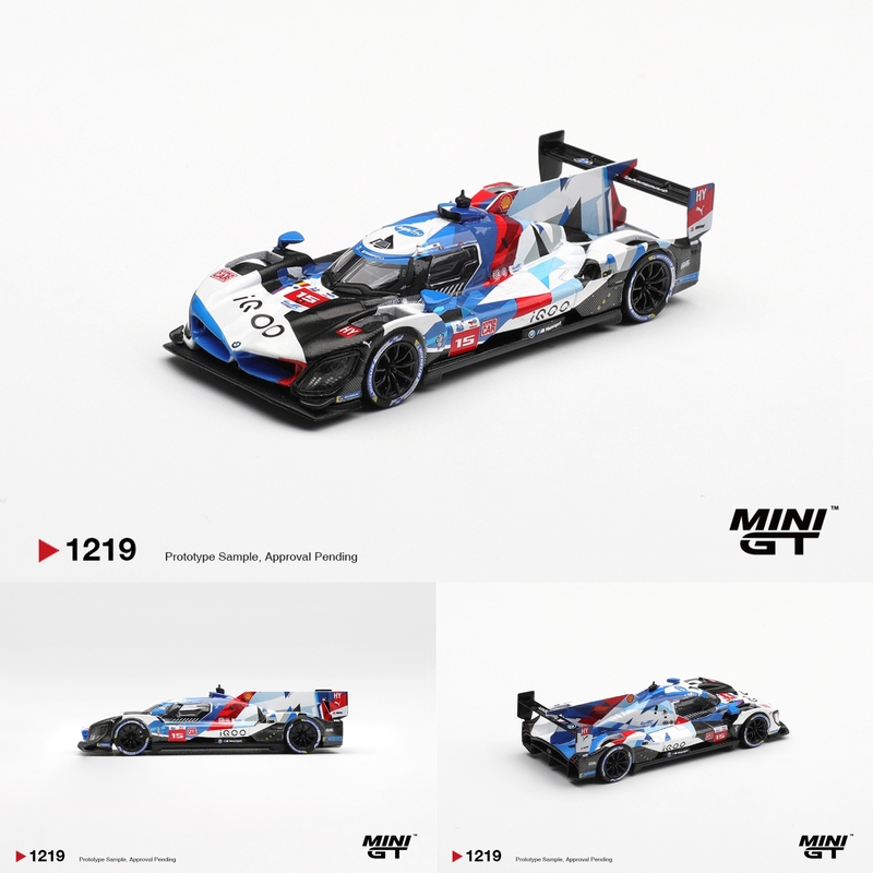 Minigt 1:64 Bmw m Hybrid V8 Hypercar No. 15 Le Mans Alloy Car Model 1219