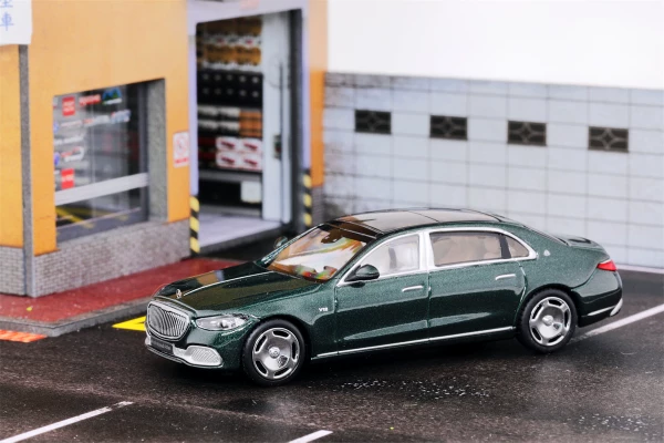 Почти Реал 1:64 Mibach S680 Думб Черный Серебристый Серый Сплав Модель Индивидуальное Издание AR