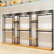 Childrens clothing display rack Display stand Floor-mounted childrens clothing store shelves wall combination maternal and child display rack hangers