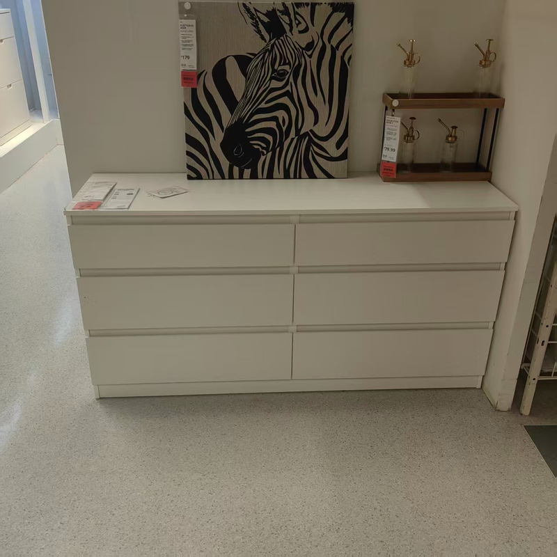 Ikea Domestic Purchasing Agent Solid Wood Six-Drawer Cabinet Kullen Chest of Drawers Storage Cabinet Bedside End-Of-Bed Cabinet White Simple Ikea Domestic Purchasing Agent Solid Wood Six-Drawer Cabinet Kullen Chest of Drawers Storage Cabinet Bedside End-Of-Bed Cabinet White Simple