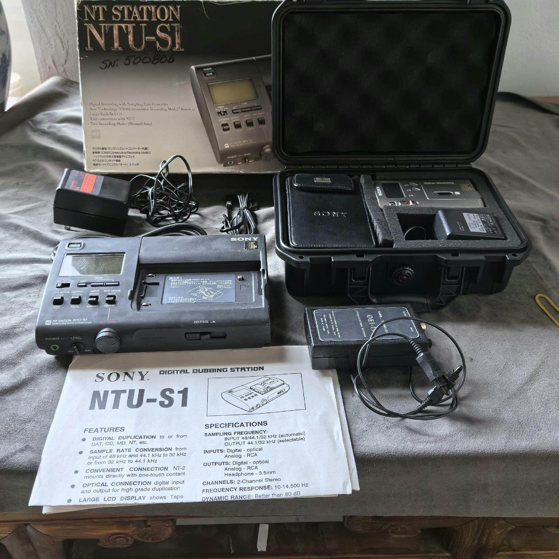 全新二手Sony NT2麦克风套装：声音艺术家的完美选择！NTU-S1底座议价
