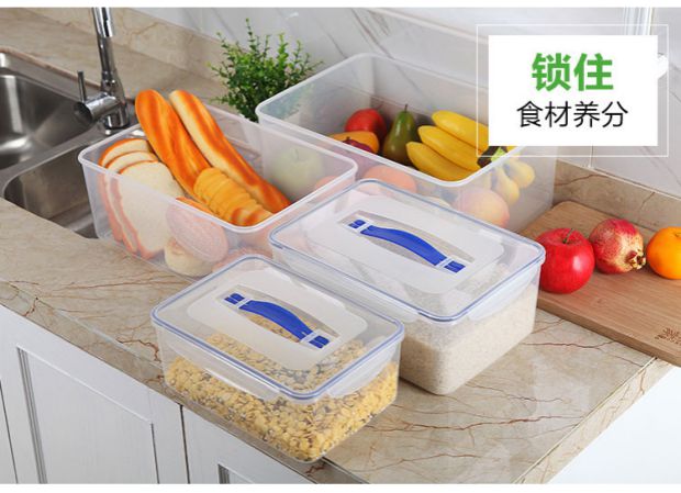 bộ hộp cơm giữ nhiệt lock&lock easy carry 2l lhc8039 Hộp đựng thực phẩm tủ lạnh công suất lớn lưu trữ trái cây lò vi sóng hình chữ nhật hộp cơm trưa nhà bếp hàng khô thùng kín - Hộp cơm điện sưởi ấm hộp cơm life element