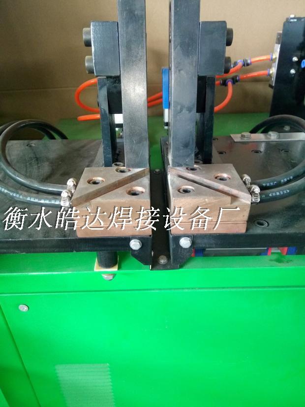 Manufacturer supply steel pipe square pipe iron pipe galvanized pipe steel reinforcement pneumatic welding machine 90-degree angle beveled angle welding to butt welding machine