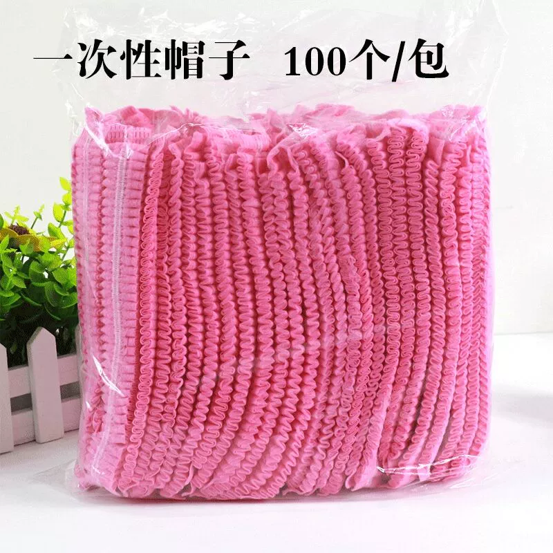 Dùng Một Lần Mũ Che Đầu Vải Không Dệt Mũ Đầu Bếp Bác Sĩ Chống Bụi Vệ Sinh Thực Phẩm Mũ Phục Vụ Mũ Lưới Mũ Bếp nón y tế trắng mũ y tế dùng 1 lần