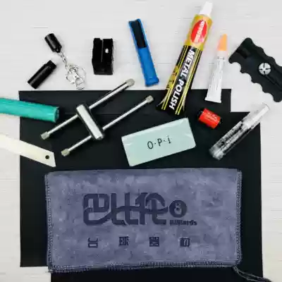 Pool club leather head repair tool leather head replacement set Rod head gun head repair Rod set billiard accessories change head