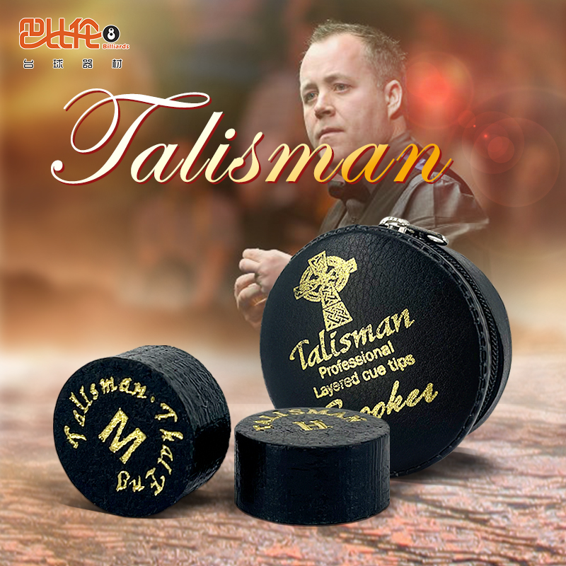 Talisman Talisman Pisk Snooker in the professional leather head of eight-tier head multi-layer leather accessories