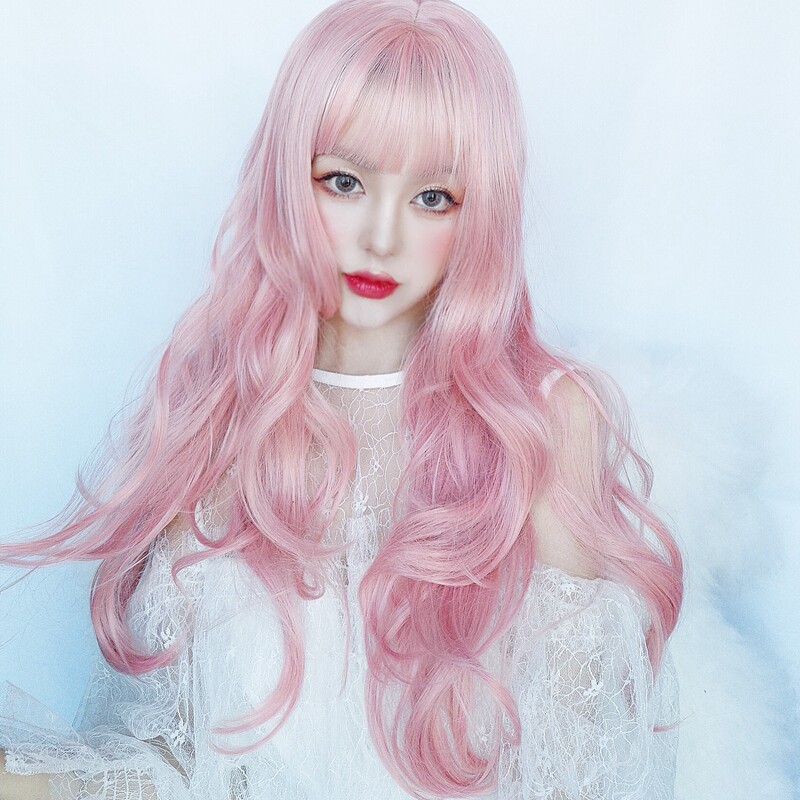 Fashion Cartoon Cos Wig Men's Second Meta Air Livre Sea Long Curly Hair Roleta Women Dress Gags Fake Hair