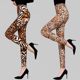 Leopard print high-strength milk silk leggings